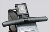 Water rowing machine anti-slip handle